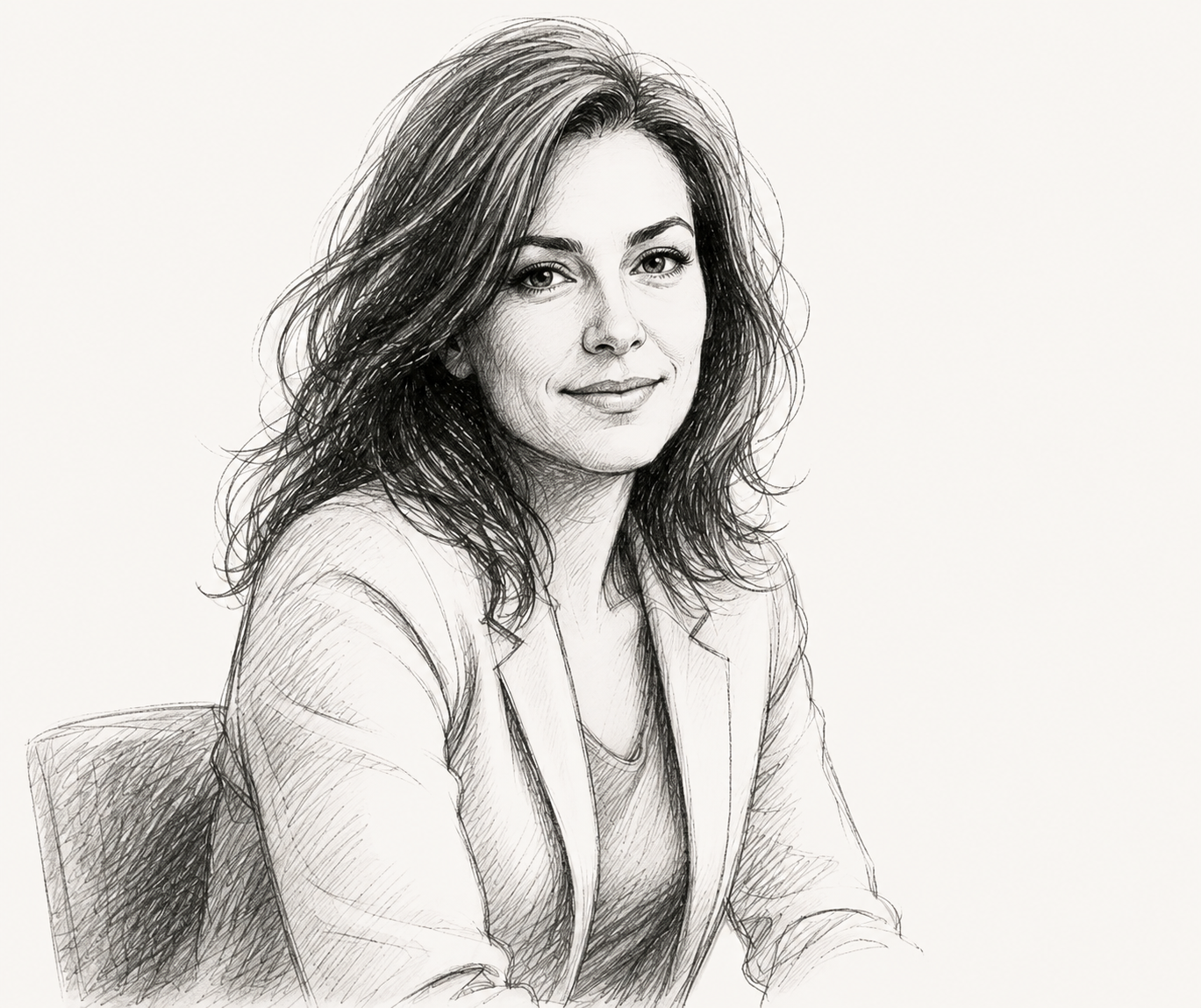 Portrait dessiné de Sophie Malbec