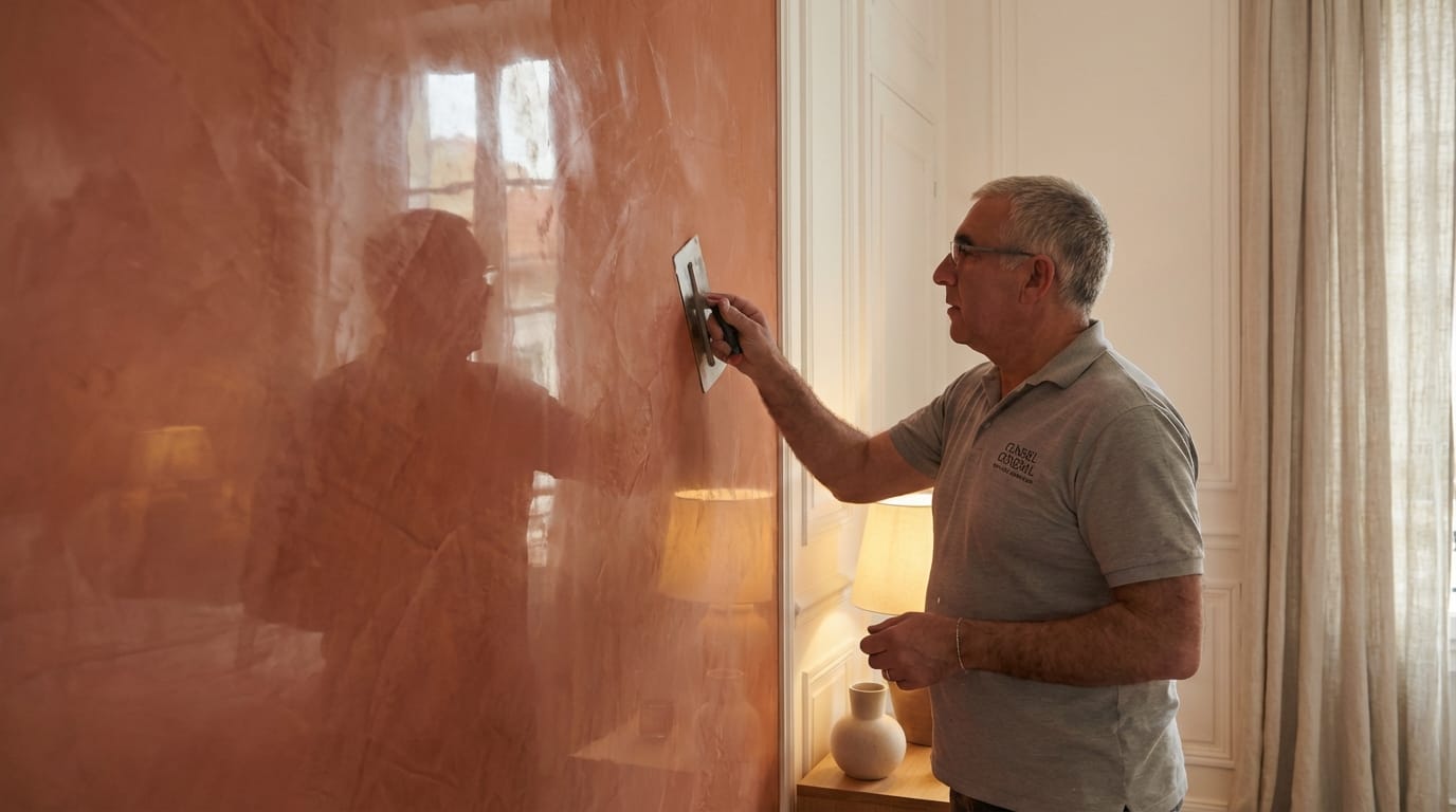 Janos Karpati enseignant la technique du Stucco