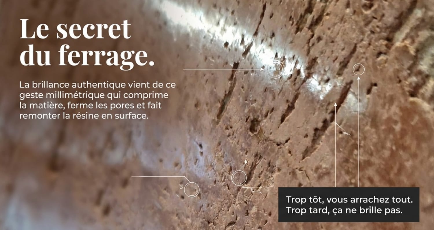 Detail texture ProMix artisanal