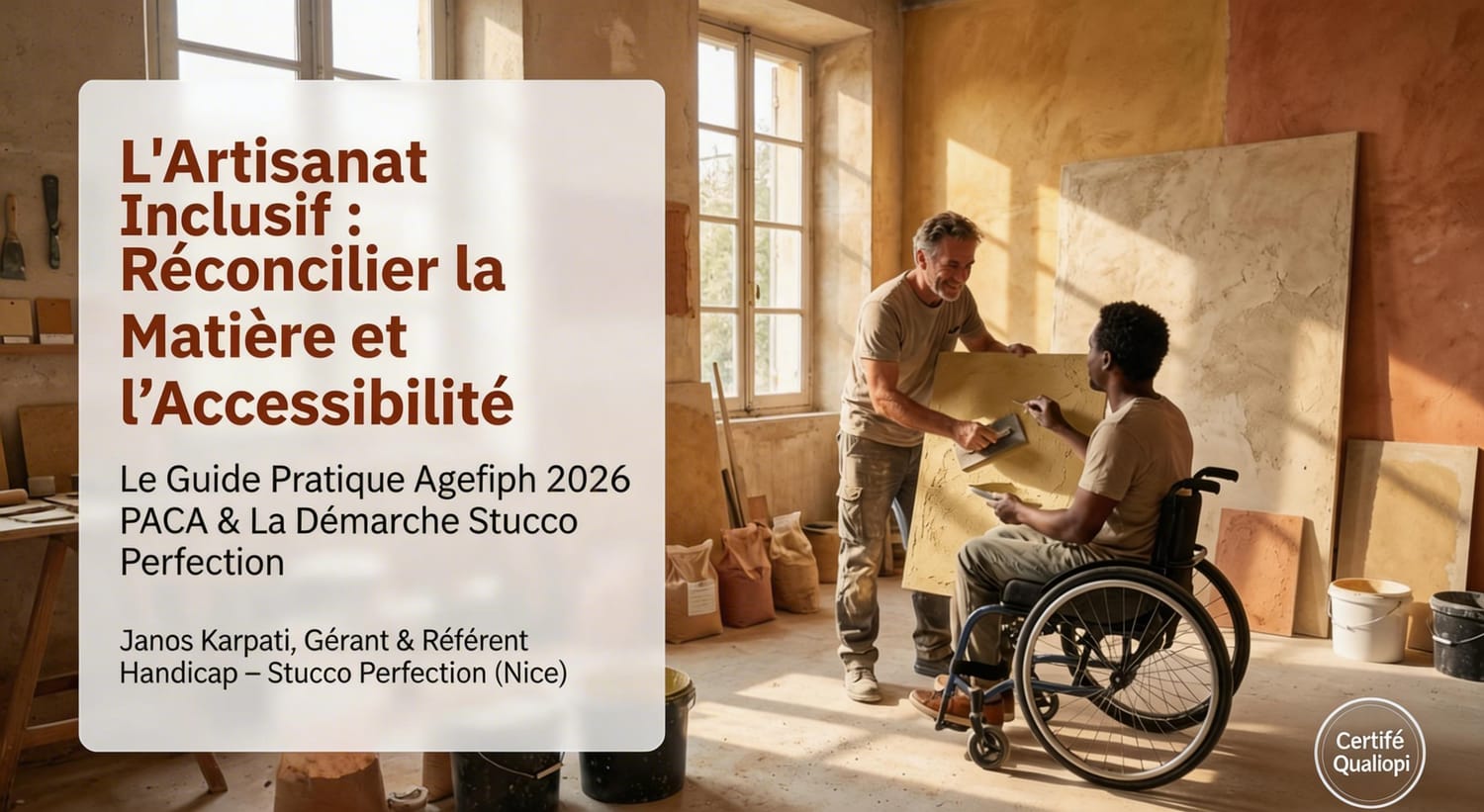 Photo d'atelier montrant l'accessibilité pour les personnes en situation de handicap