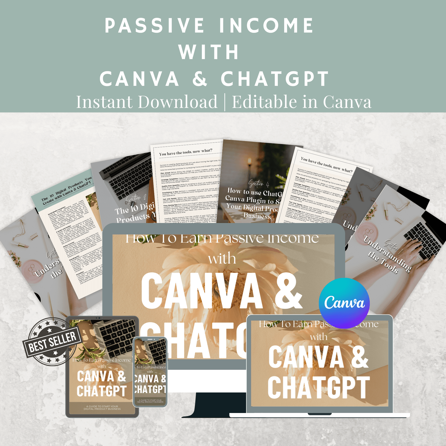 How To Earn Passive Income Using Canva & ChatGPT