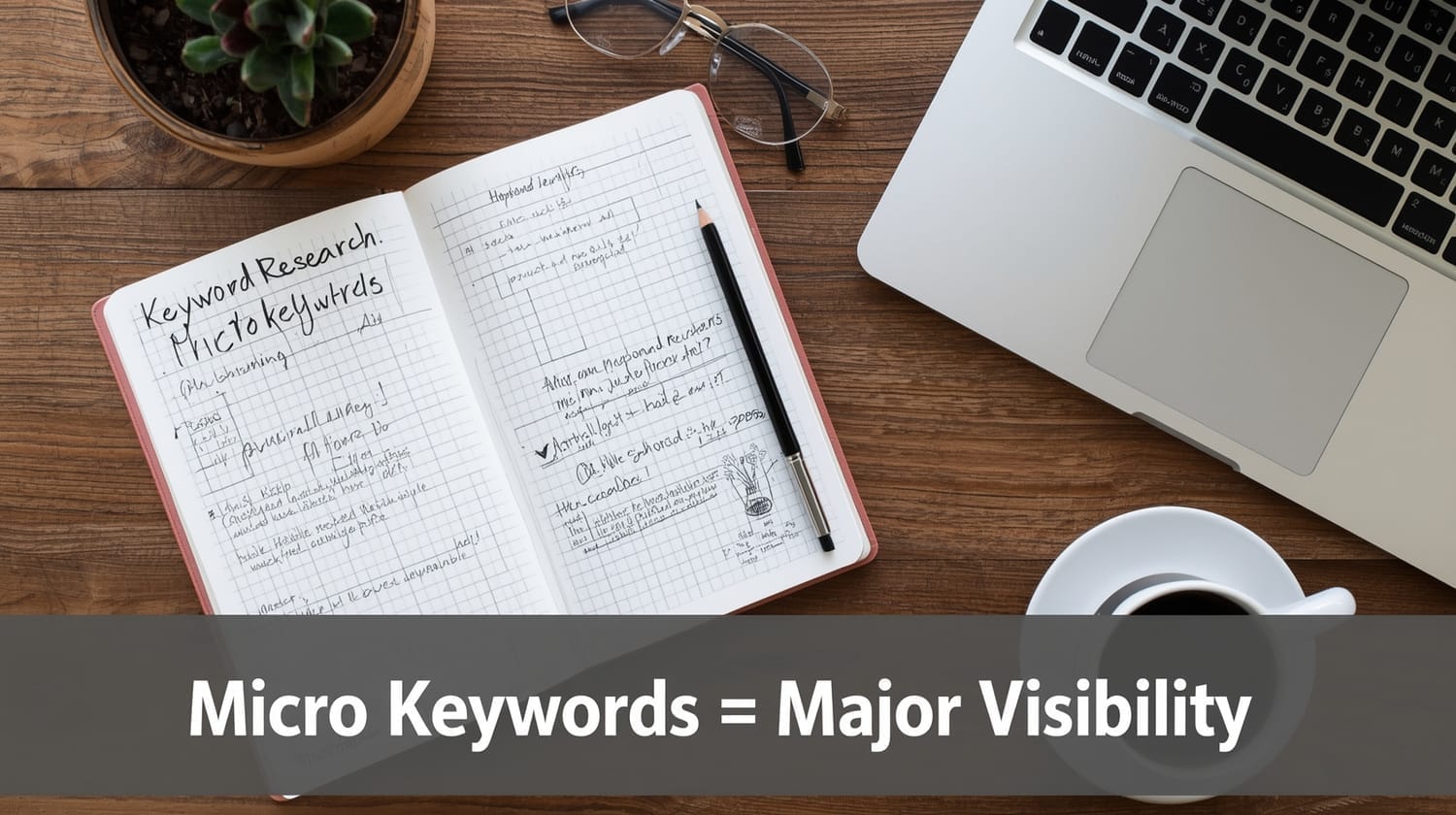 Keyword is the key to visibility, when you use the right keywords in your content you will be visible