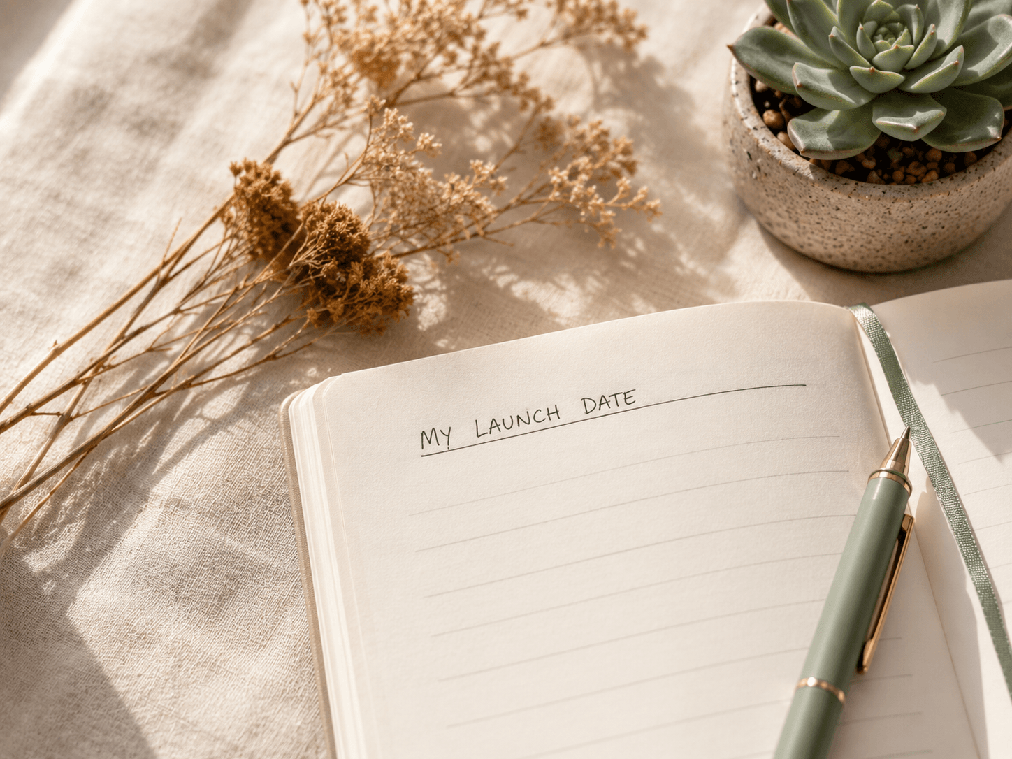close up flat lay of an open book journal