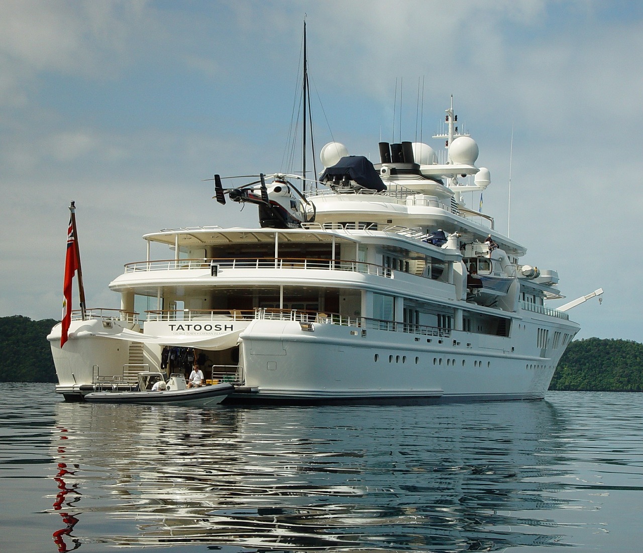 Motory yacht Tatoosh with Helicopter