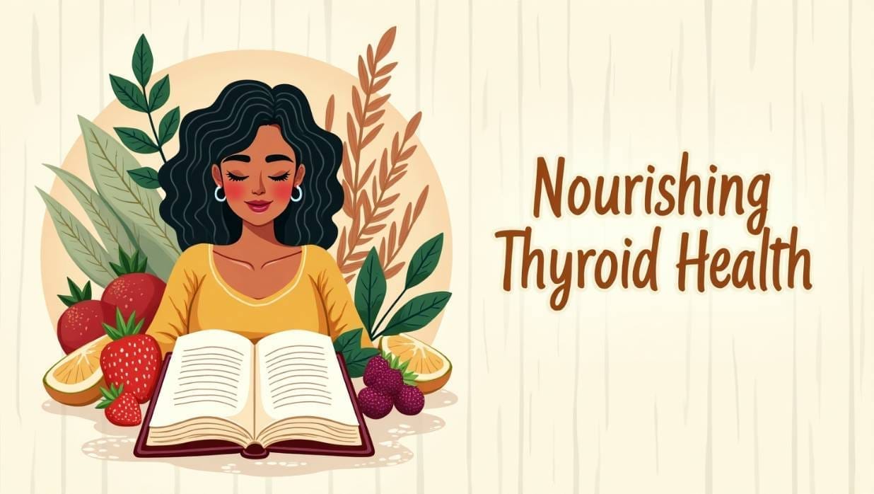 Hypothyroidism में उपयोगी आहार, लक्षण और घरेलू उपचार को दर्शाने वाली जानकारीपूर्ण Image