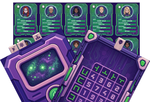 The Hidden Worlds Mission Kit contents