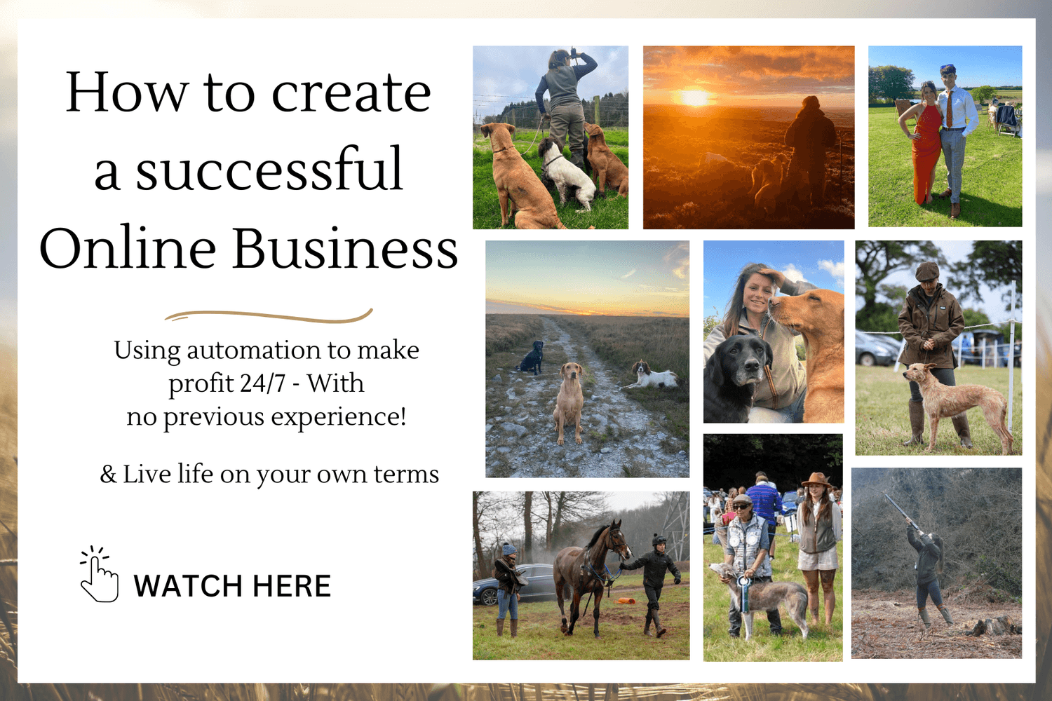 how to create a successful online business