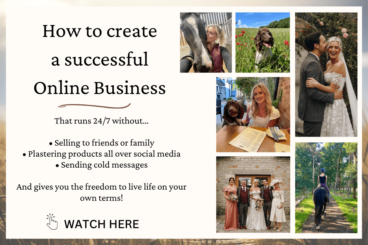 how to create a successful online business