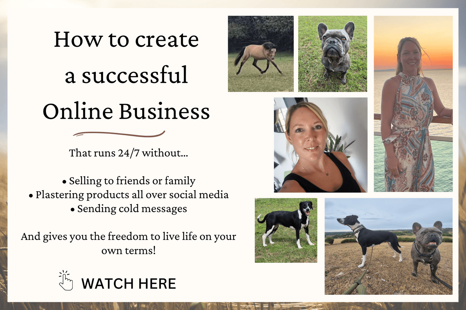 how to create a successful online business