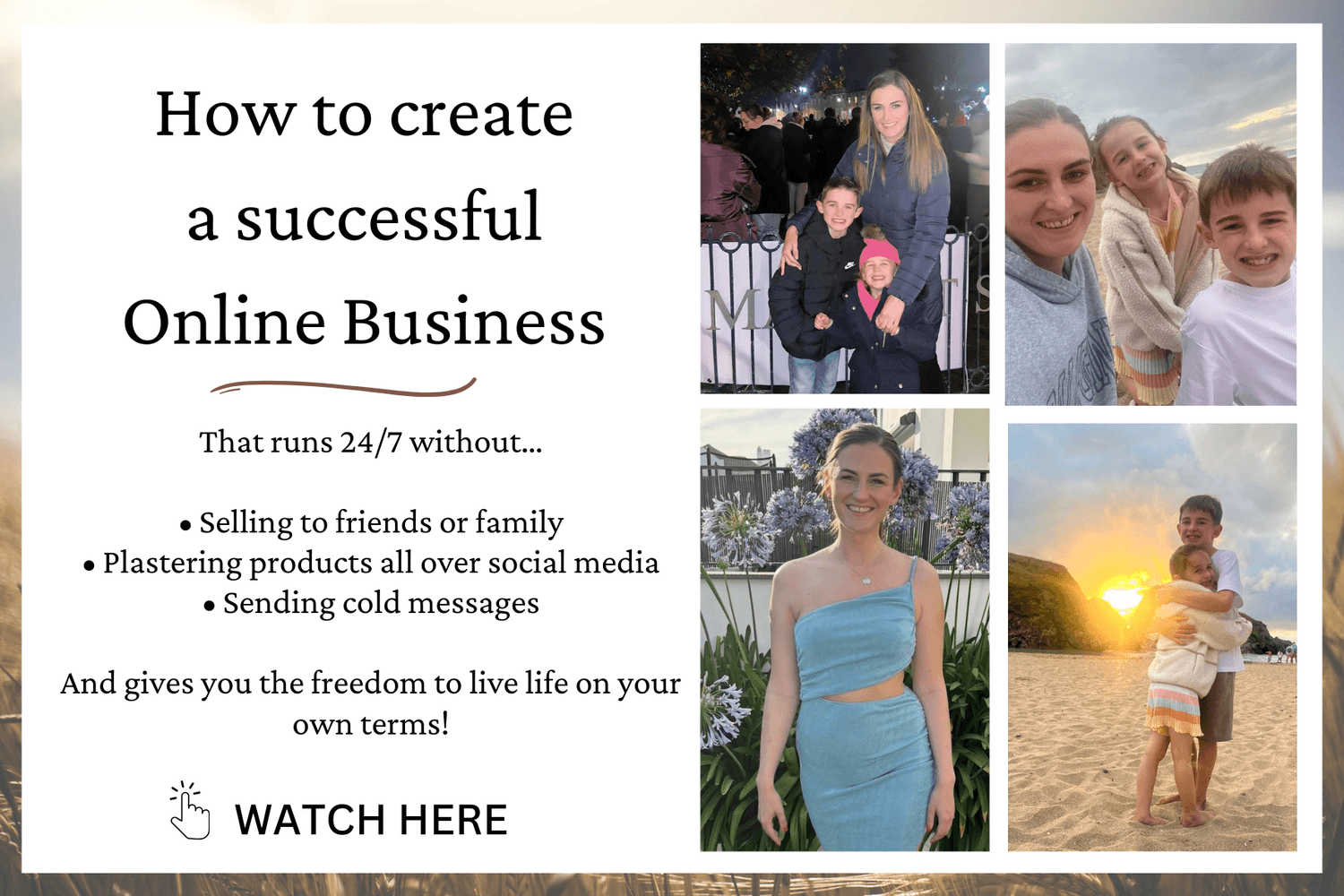 how to create a successful online business