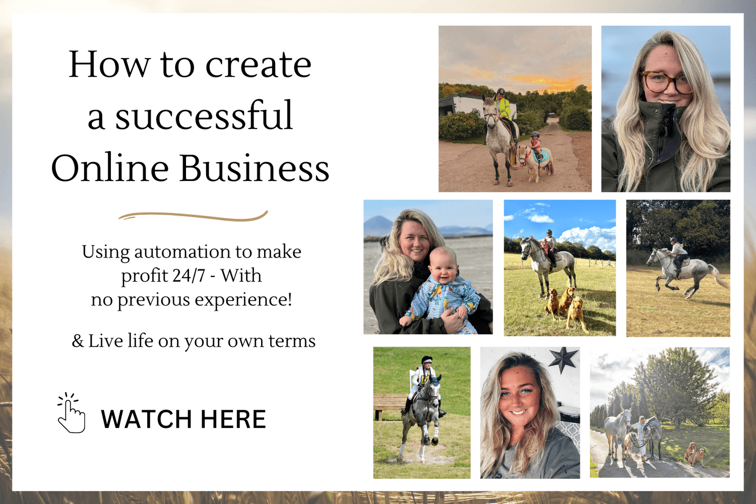 how to create a successful online business