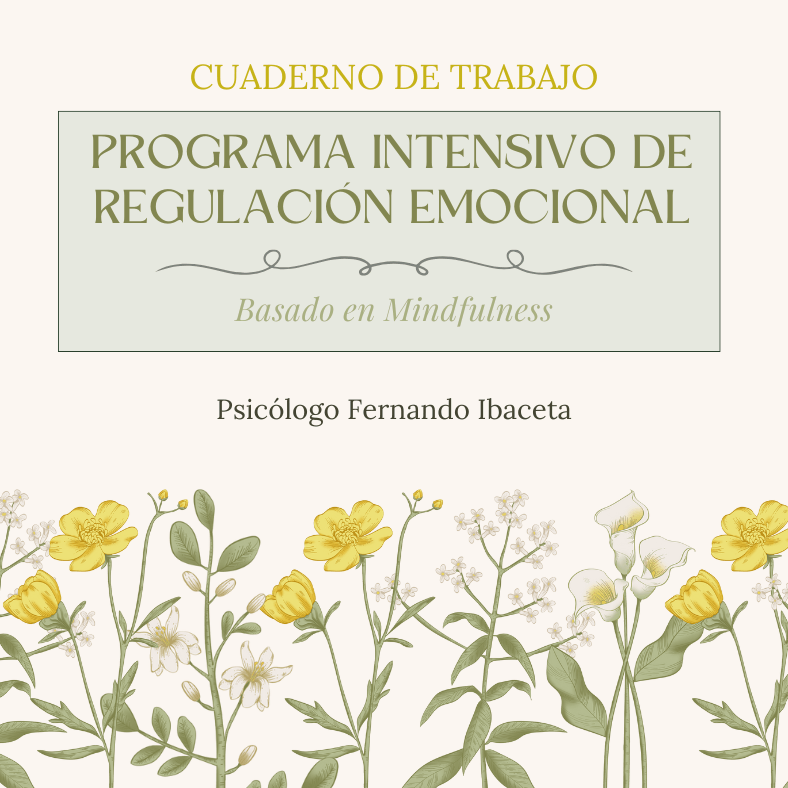 Cuaderno terapéutico - Programa Intensivo de Regulación Emocional