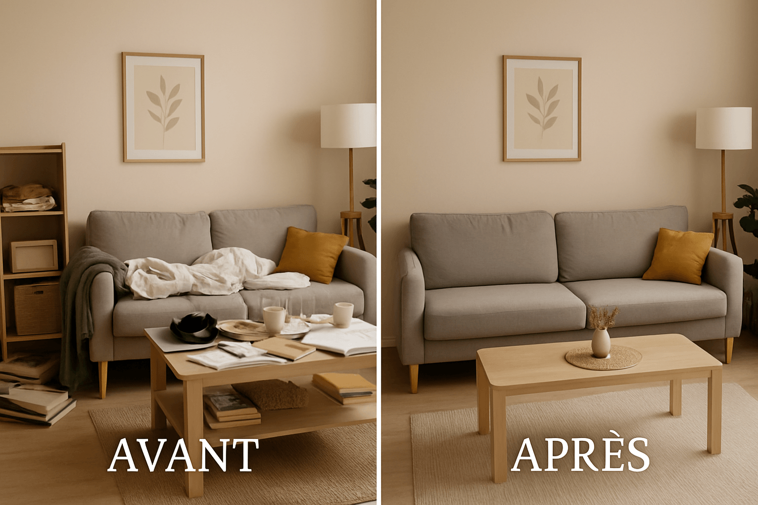 avant après