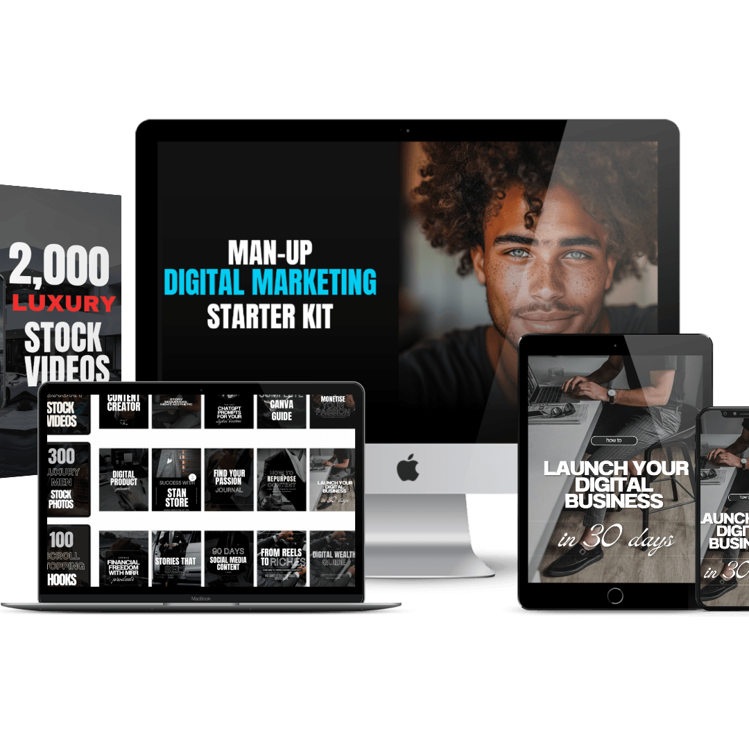 Man-Up Digital Starter Kit (Bundle) - $18