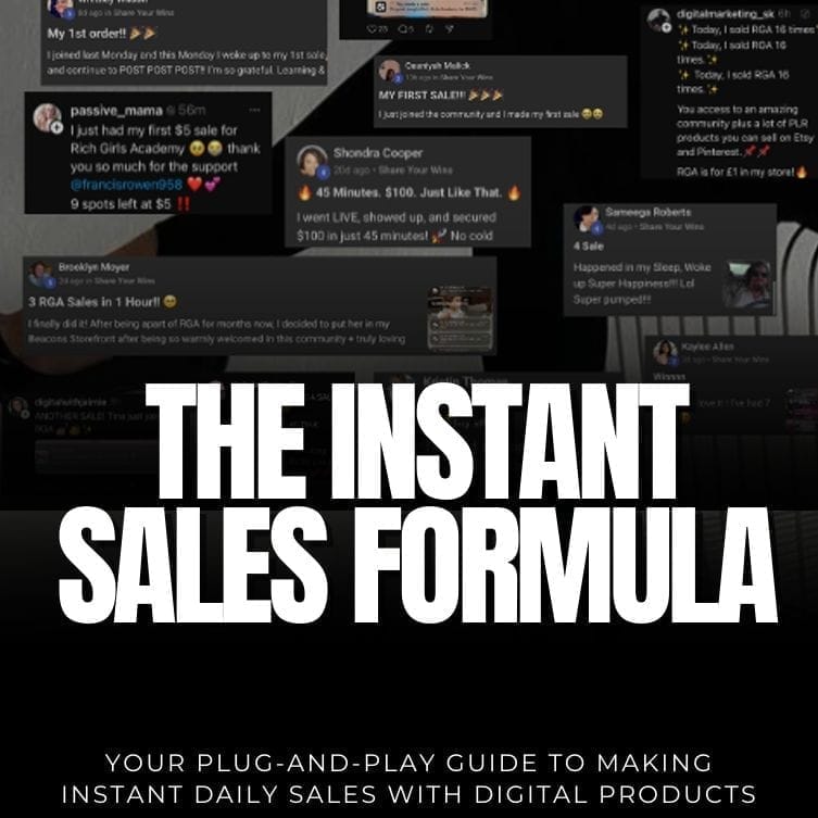 The Instant Sales Formula - $5