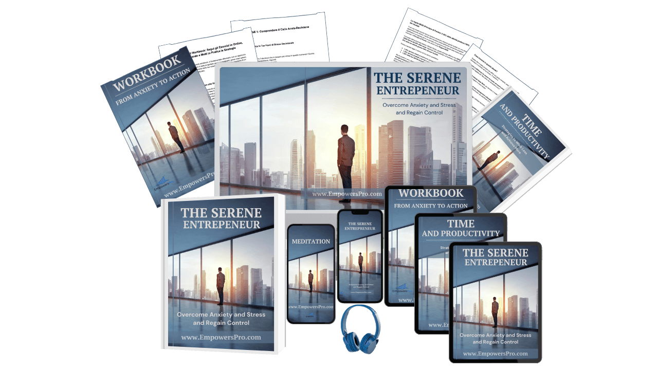 The Serene Entrepreneur — Book Mockup