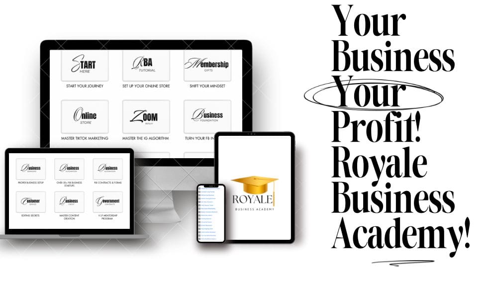 Get your hands on Royale Business Academy now!