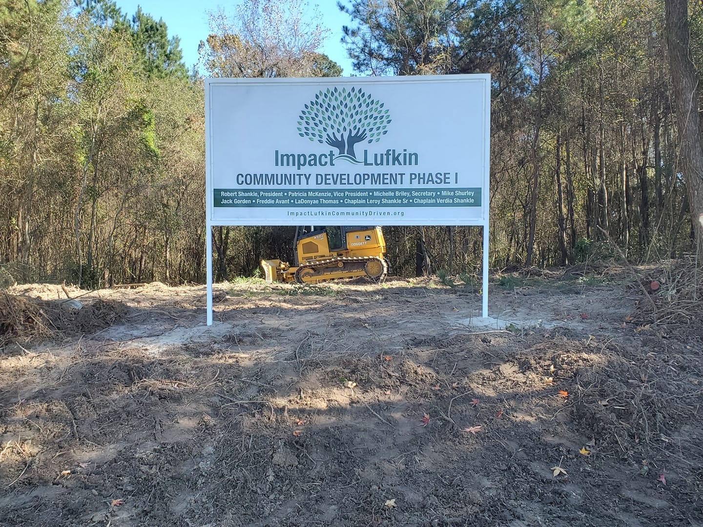 Community Development sign