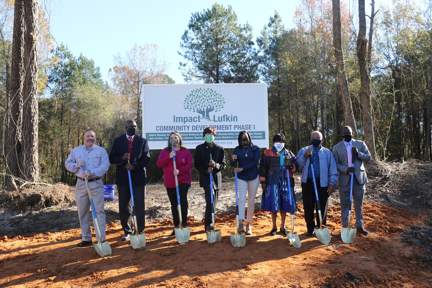 Community development shovel ceremony