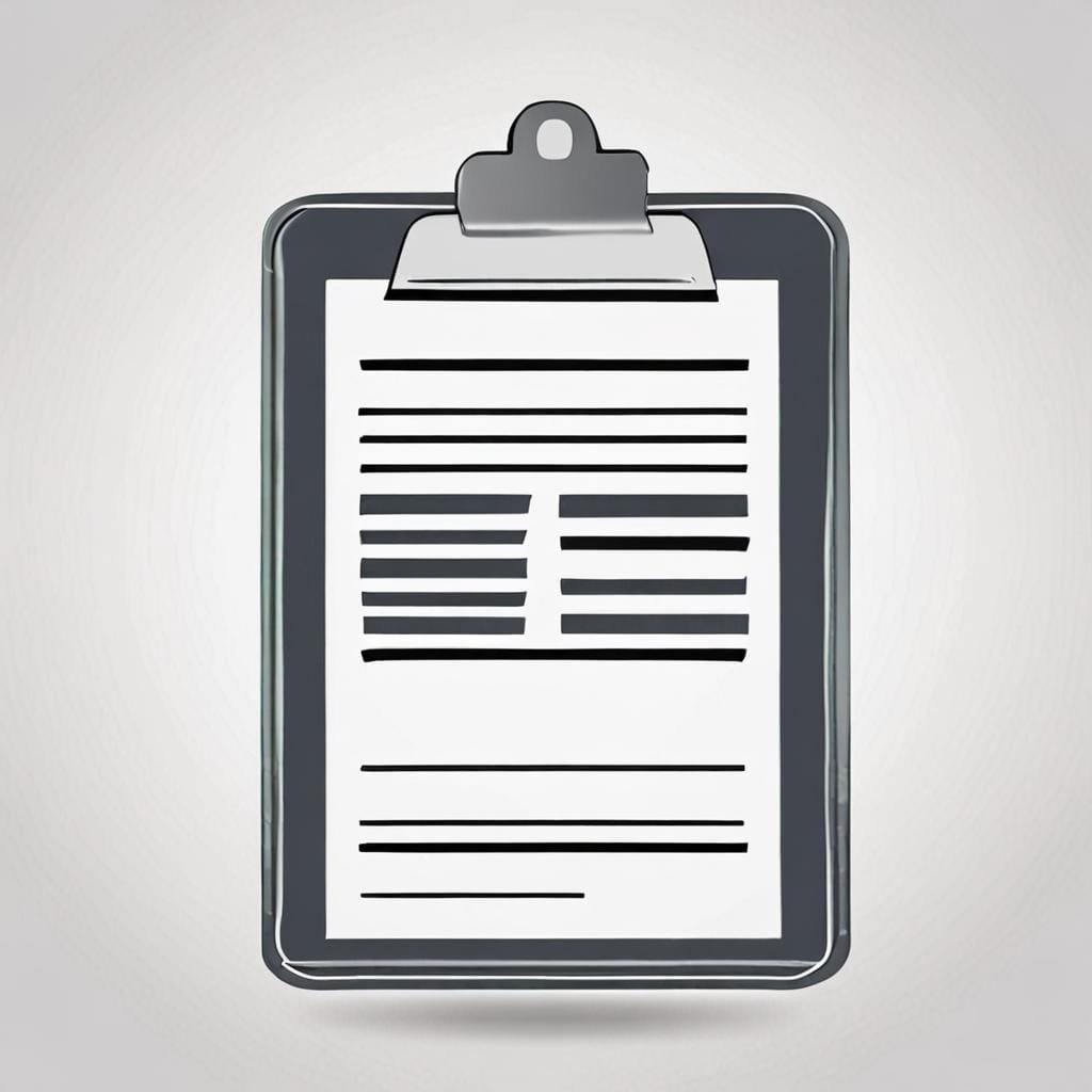 clipboard check