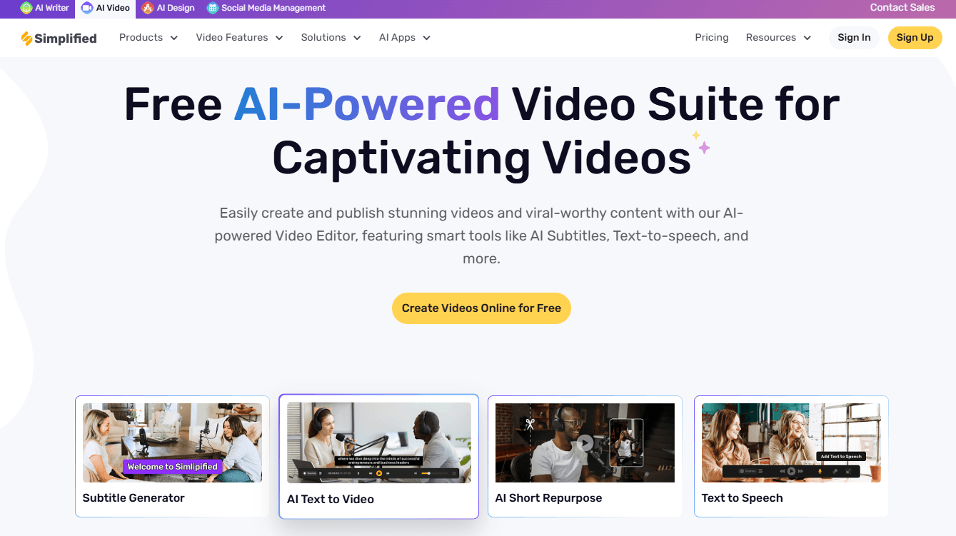 Simplified AI Video Reviews