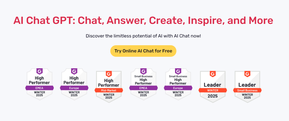 AI Chat GPT Chat, Answer, Create, Inspire, and More