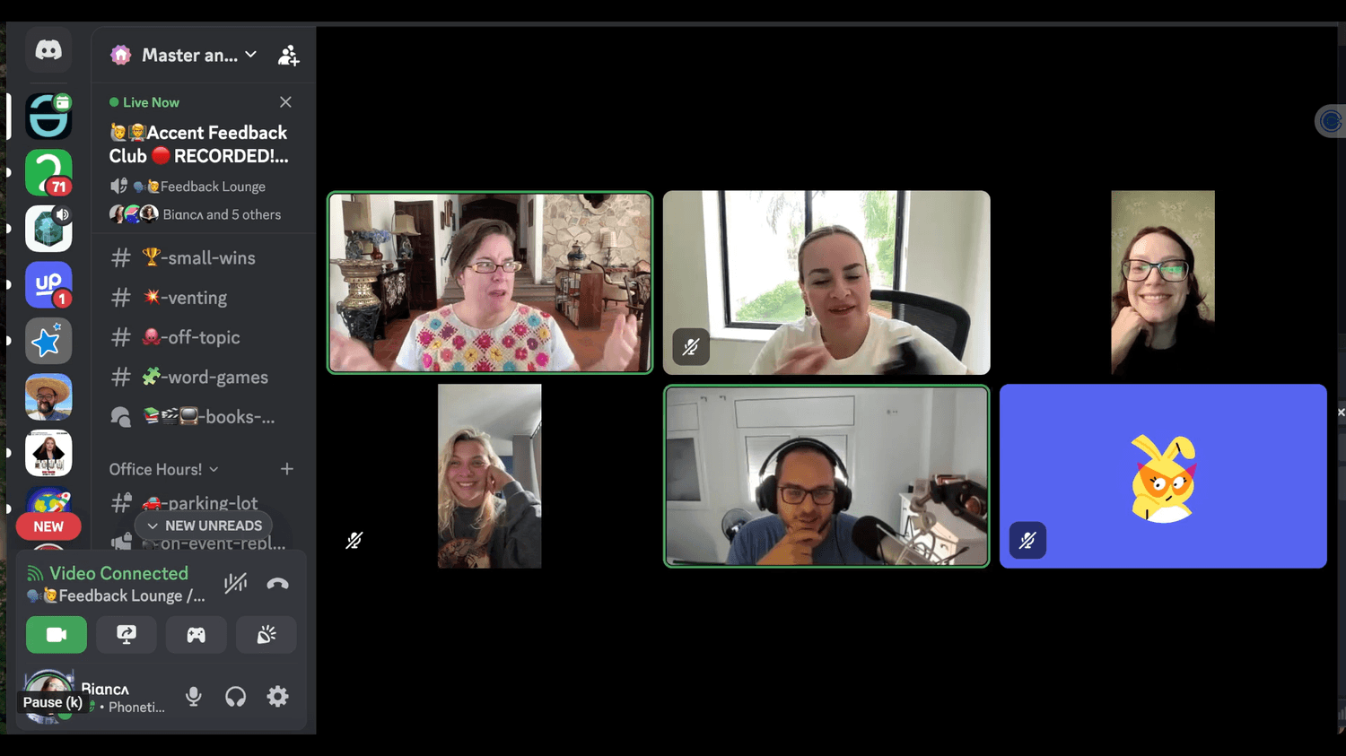 Accent Feedback Club