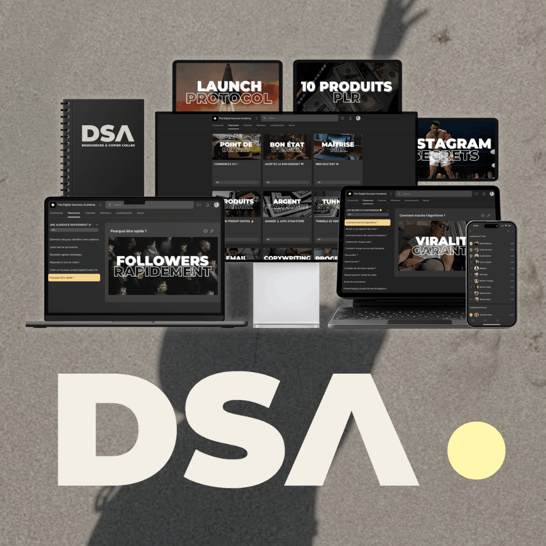 (PROMO) DSA FULL PACK + accompagnement 🌺