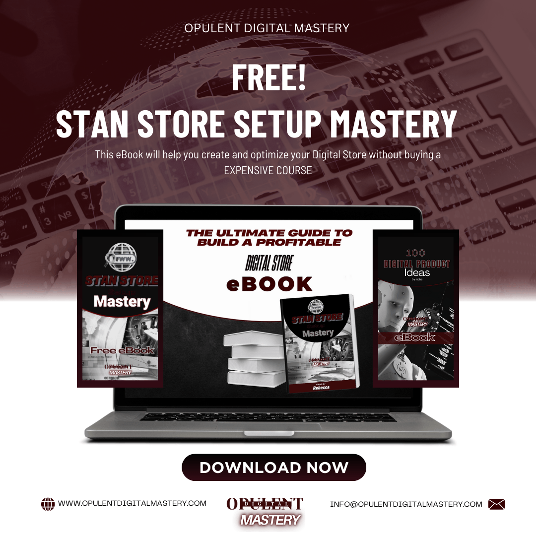 FREE!  Stan Store Setup Mastery eBook 