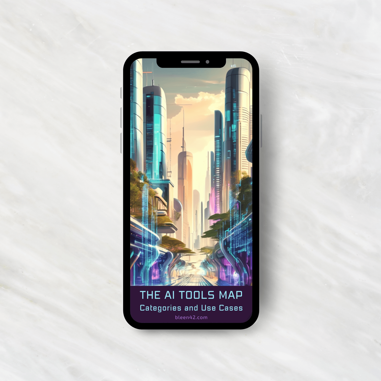 The AI Tools Map Kindle Mockup