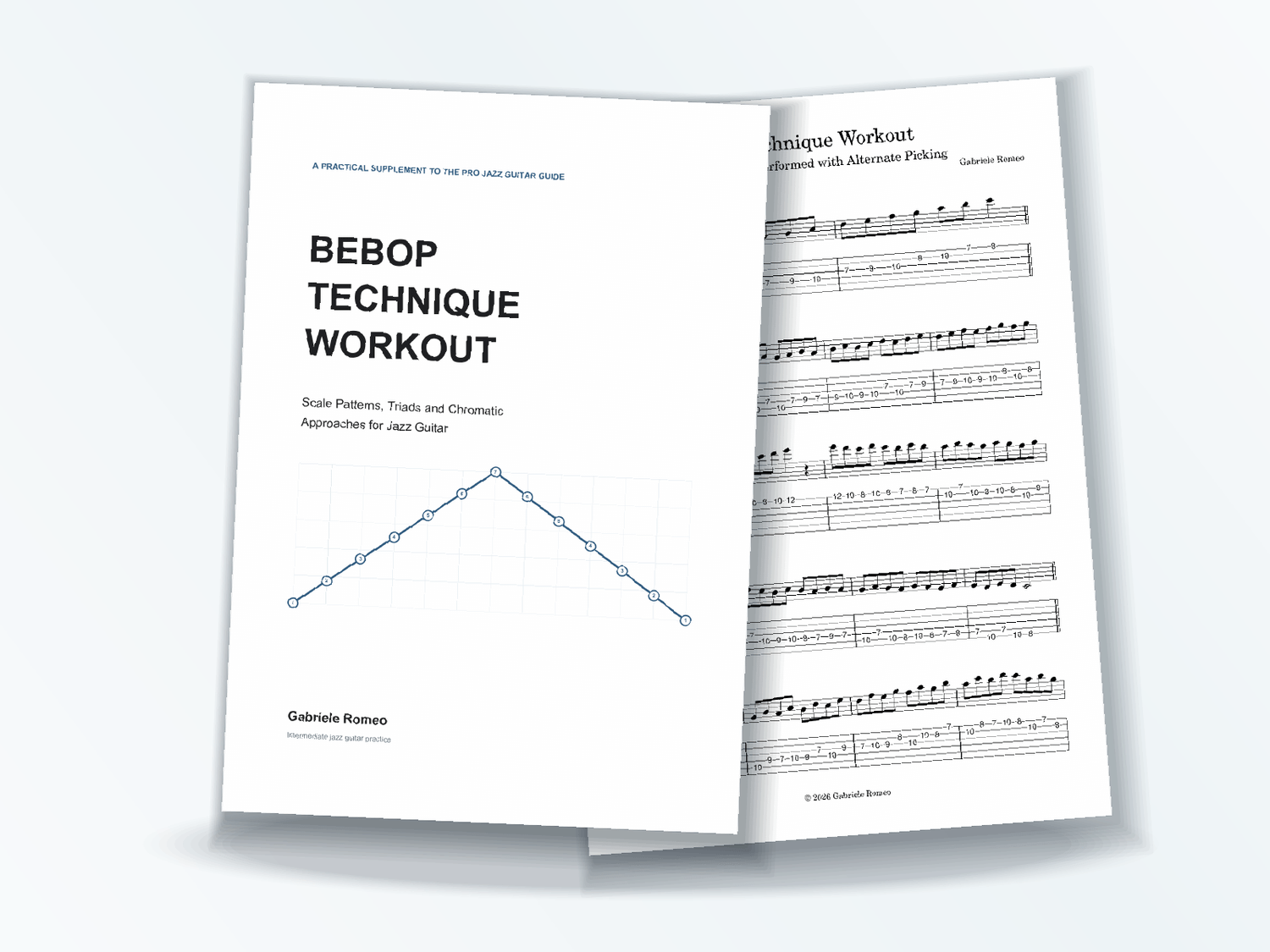 Bebop Technique Workout PDF mockup