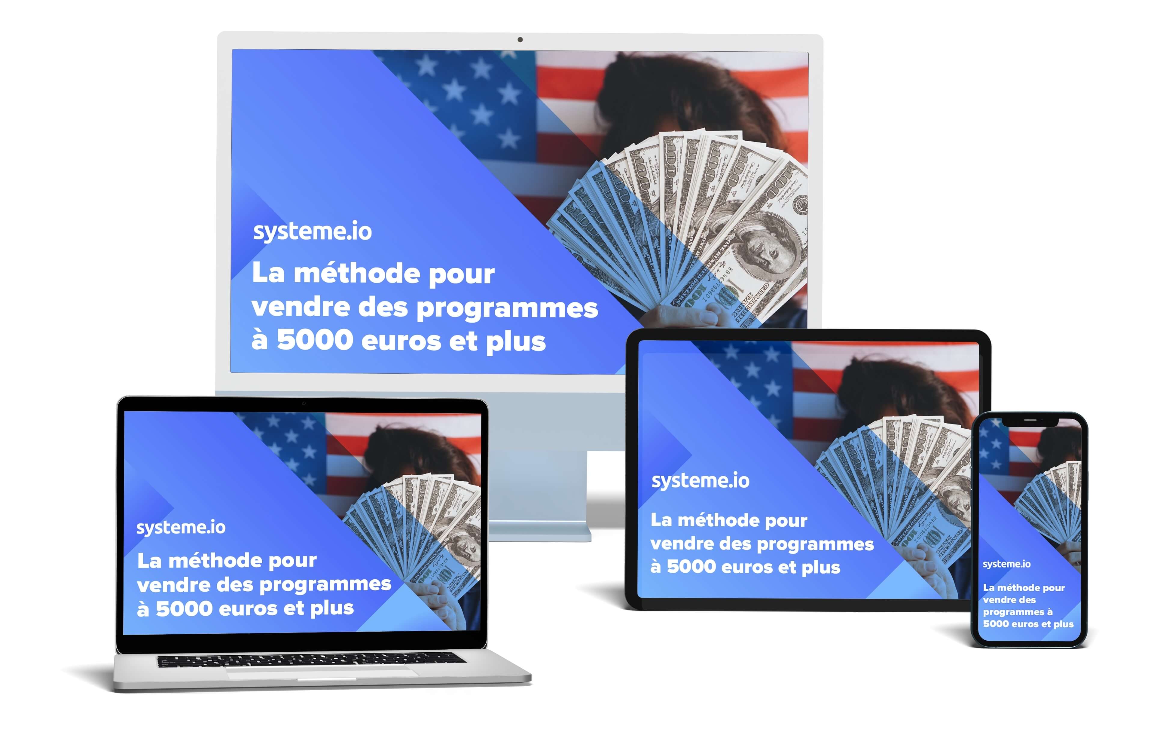 Vendre des programmes à 5k euros et + par Aurélien Amacker, fondateur de Systeme.io