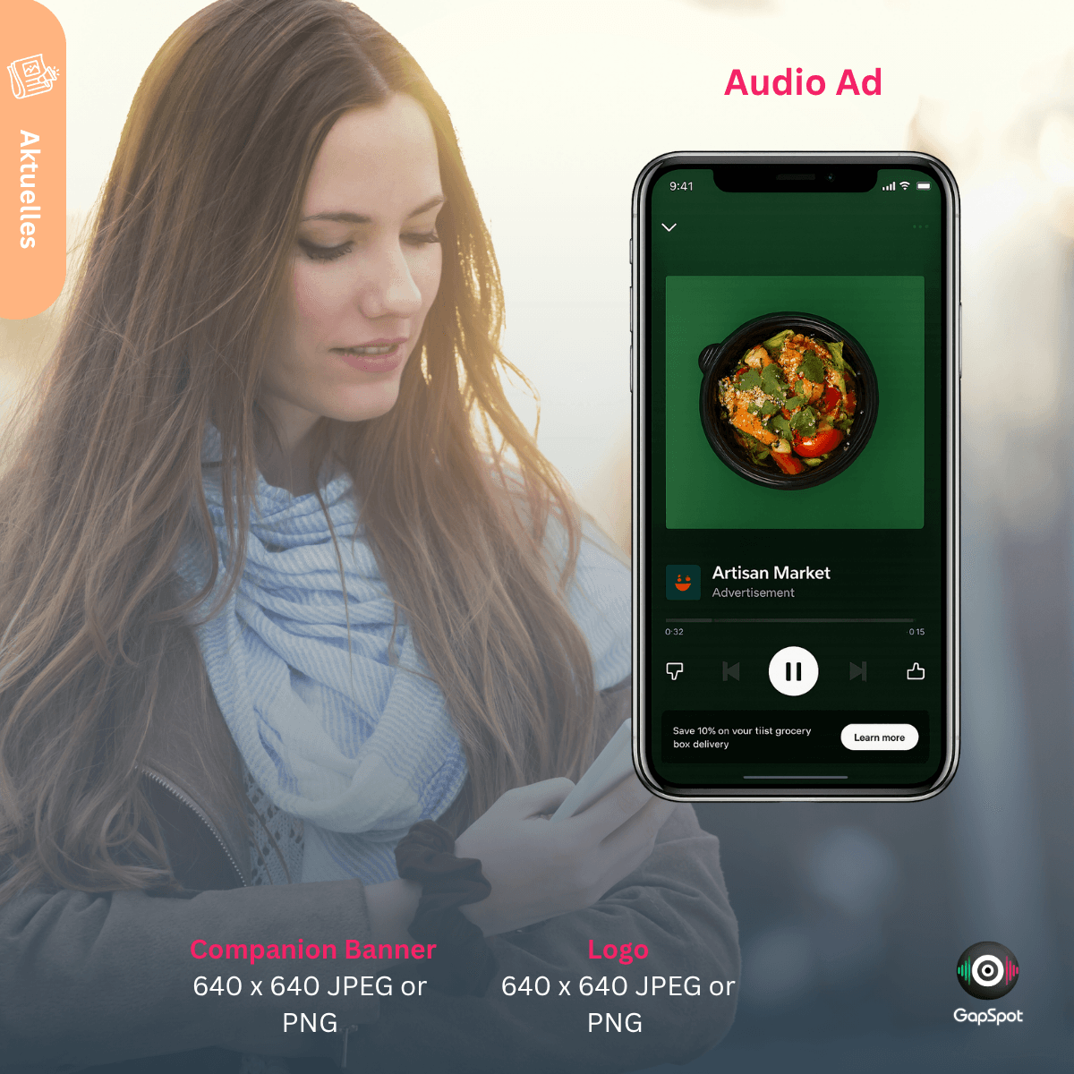 GapSpot Audio Ads auf Spotify