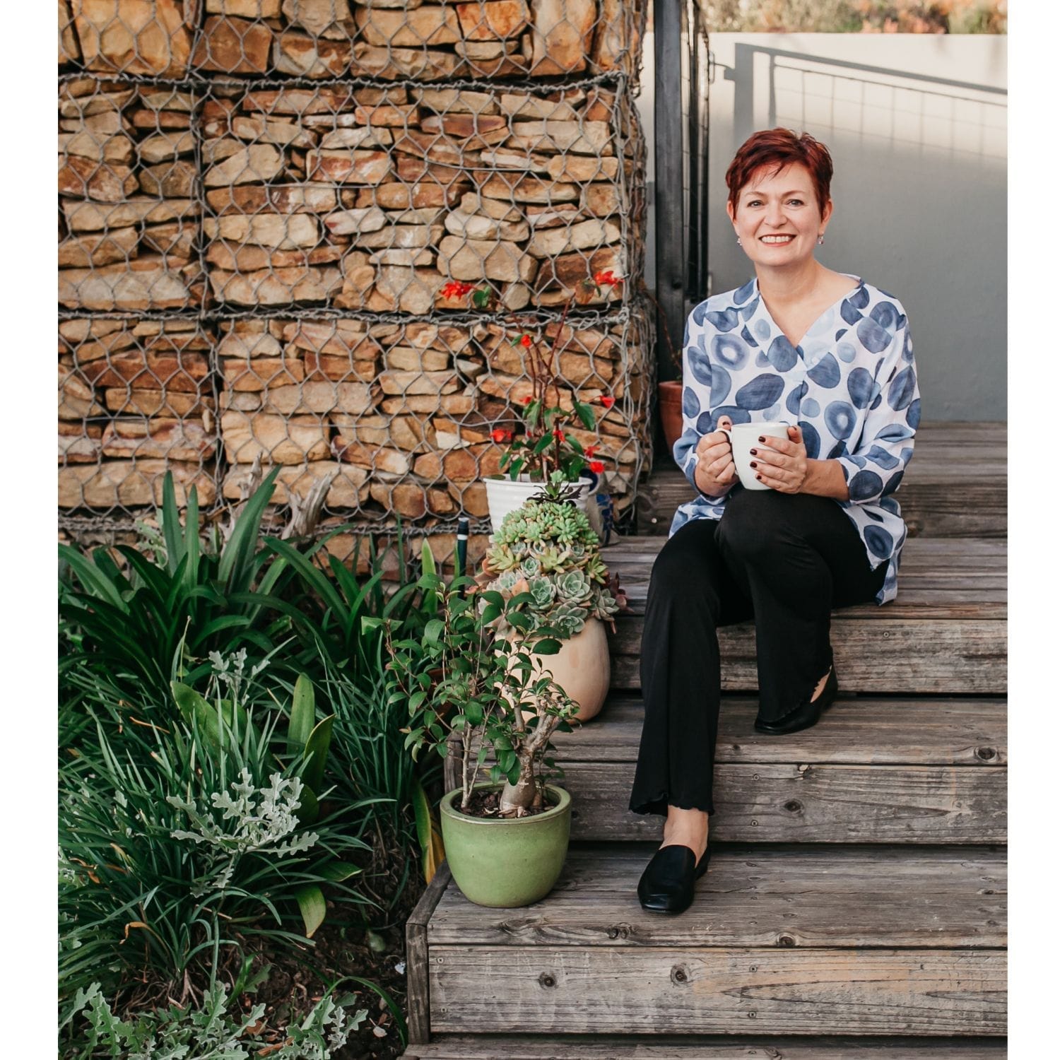 Samantha Sparkes Prosperity coach at home in Knysna