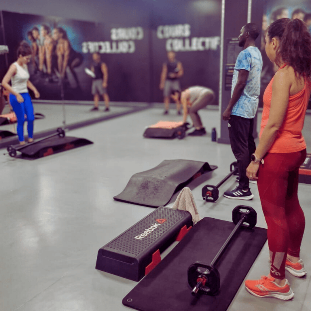 Élèves coach sportif en formation
