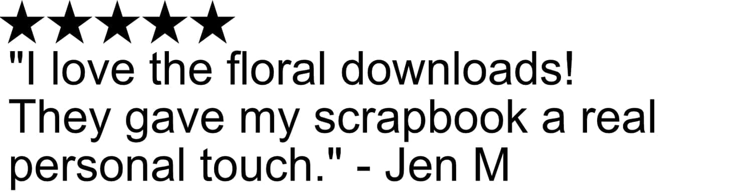 Customer review praising the quality and beauty of Scottish Heather Designs digital artwork.