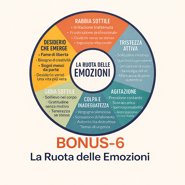 Ruota delle Emozioni stampabile