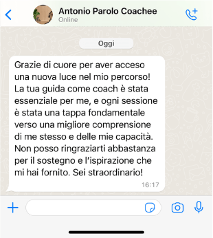 Testimonianza cliente