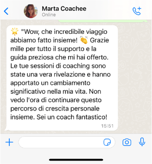 Testimonianza cliente