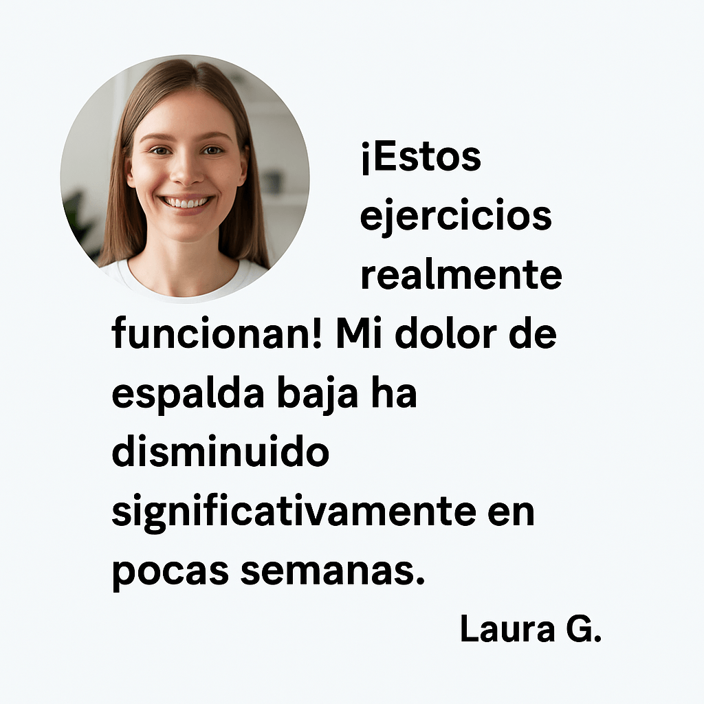 Alivio de dolor lumbar en 21 días