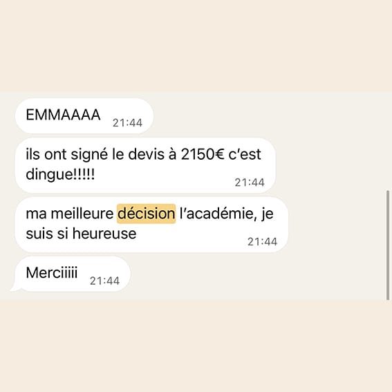 Avis client