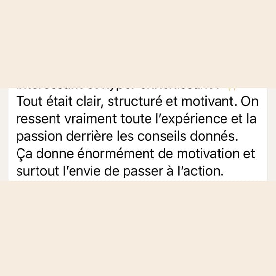 Avis client