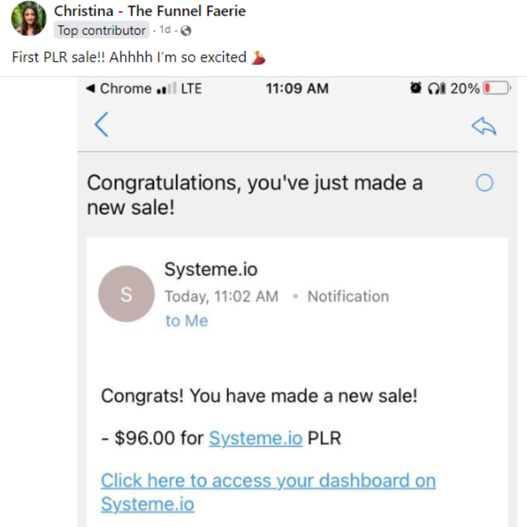 feedback first sale