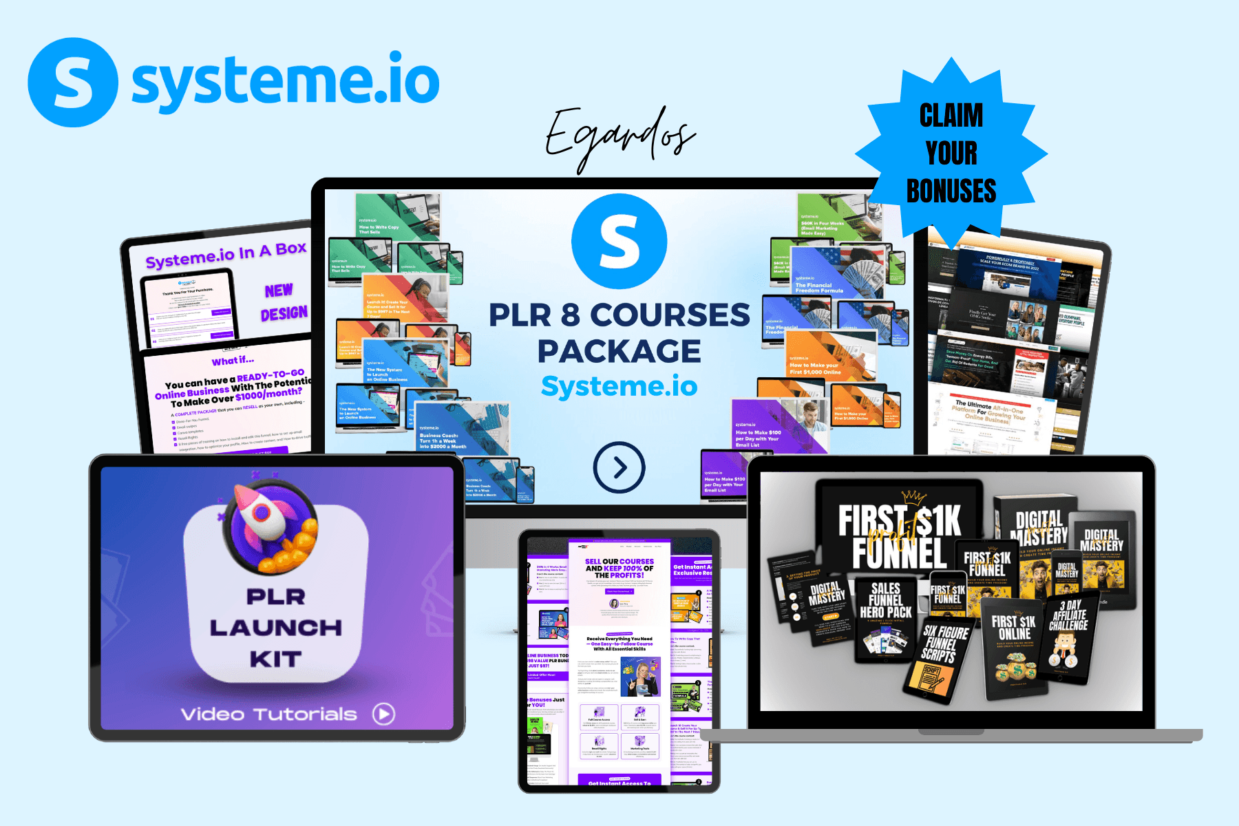 Systeme.io Bonus Package Offer - Claim Your Bonuses