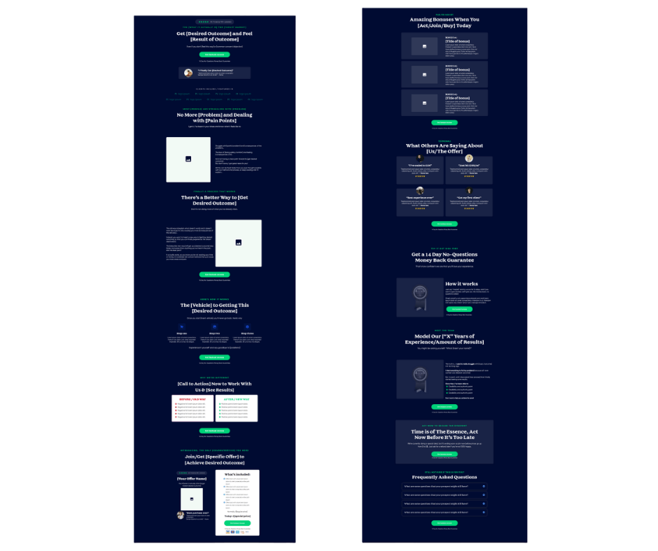 preview of course funnel