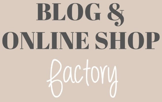 Blog & Online Shop Factory