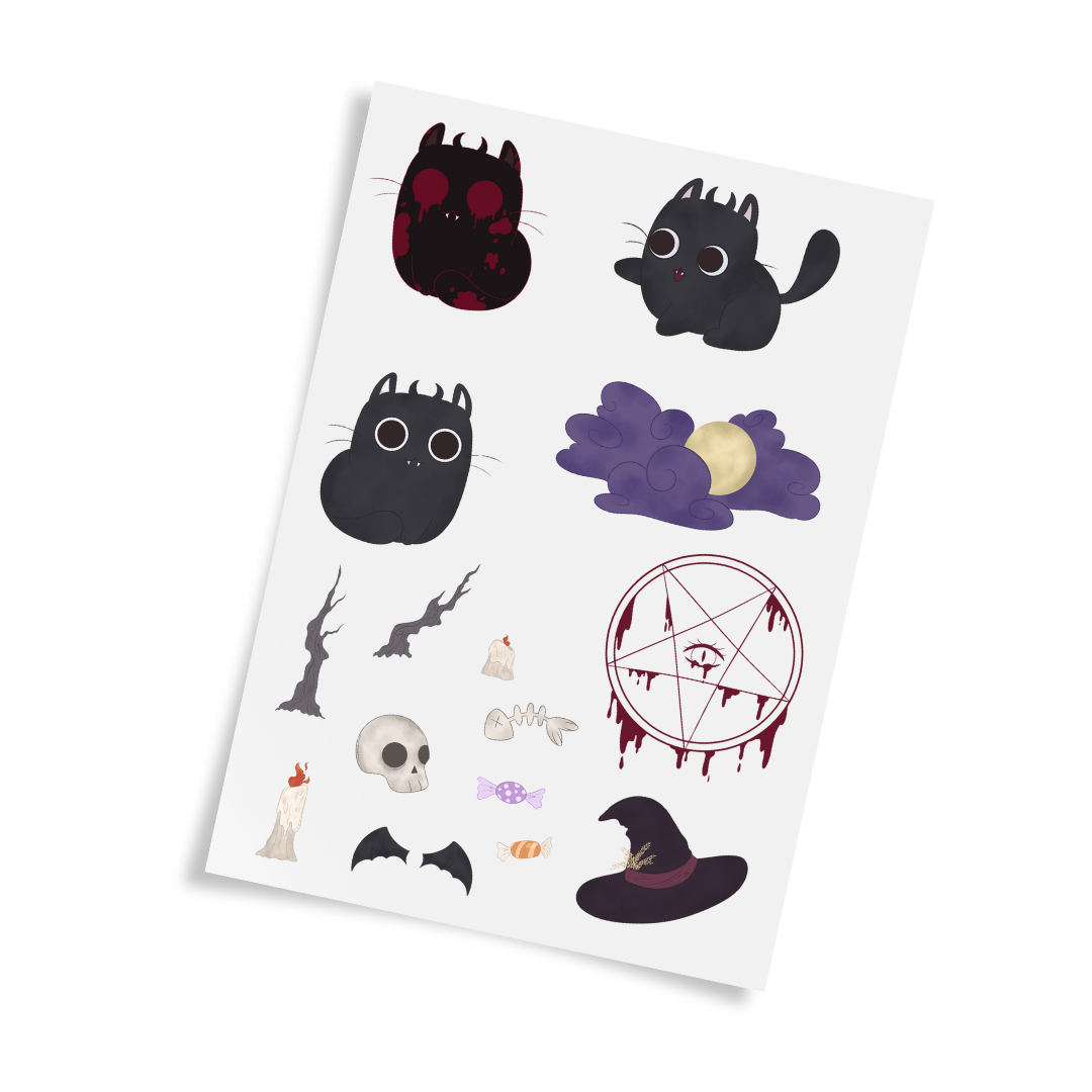 Halloween Cat - Clipart