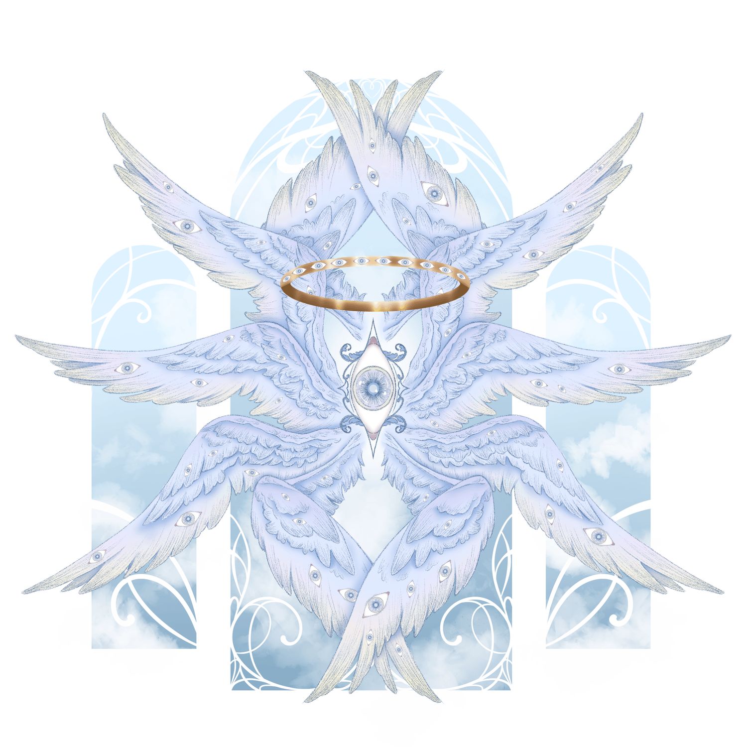 Illustration de Serpahim par le cœur de marie illustrations