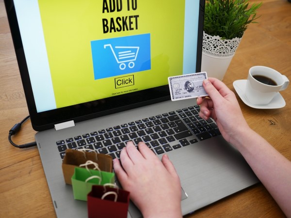 commande en ligne sur boutique e-commerce