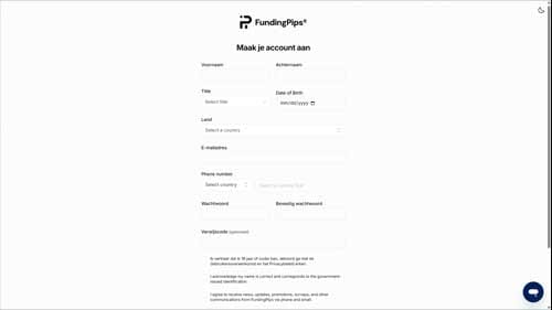 Start FundingPips challenge